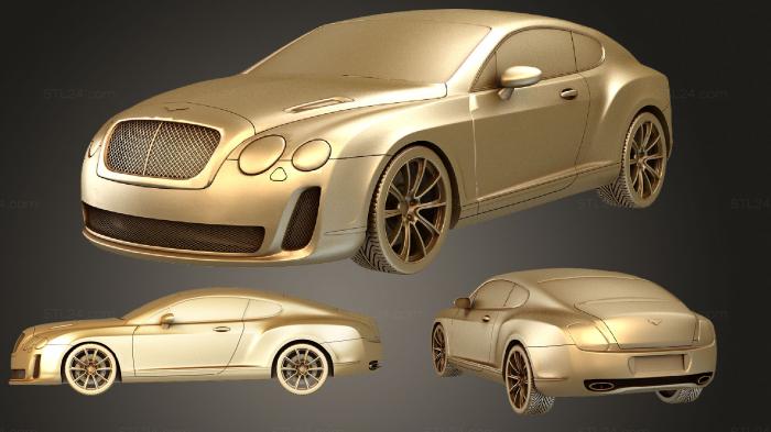 Автомобили и транспорт (Бентли, CARS_0694) 3D модель для ЧПУ станка